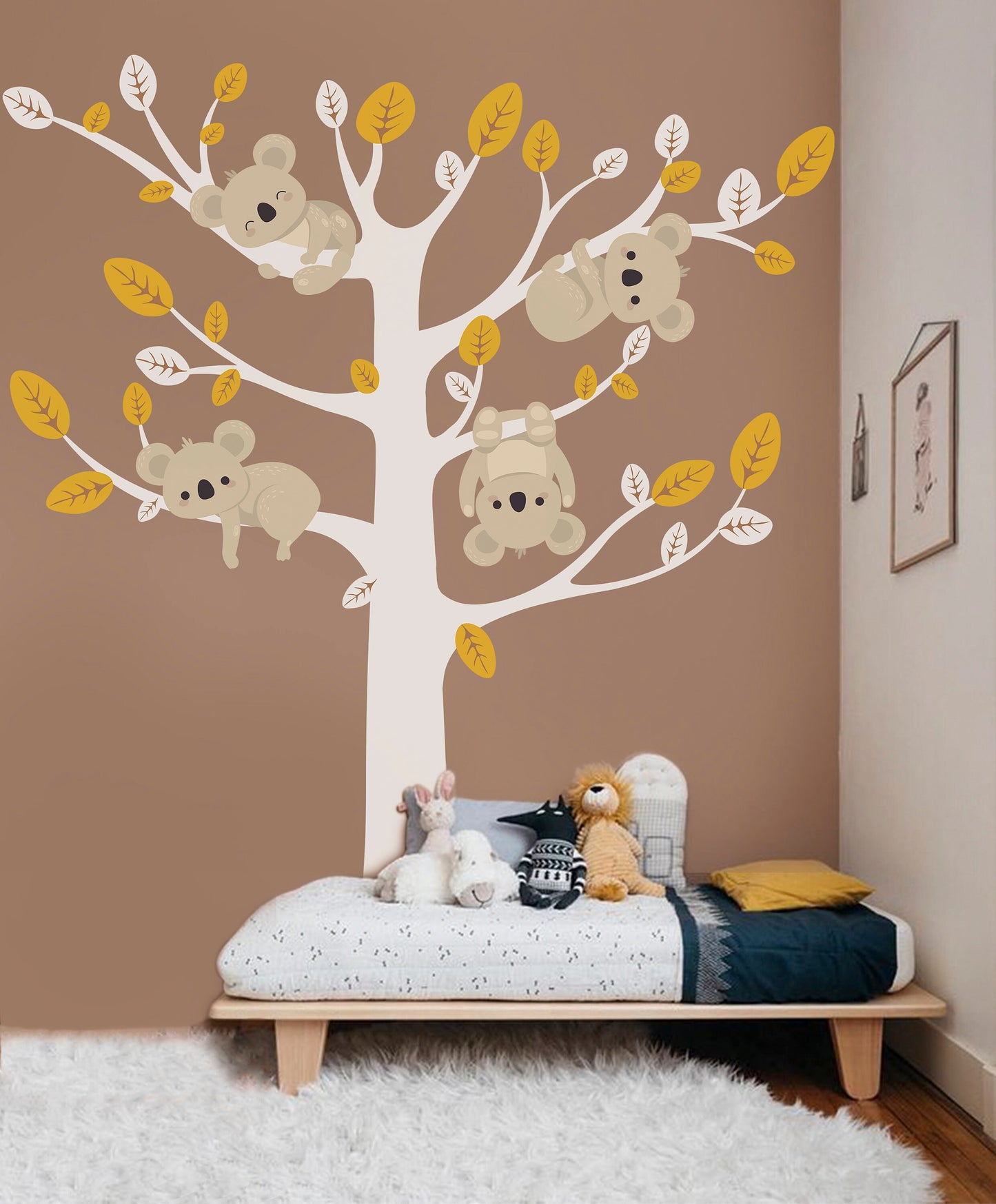 Removable Koala Bear On Tree Baby Wall Decal Mural Wall Sticker for kid